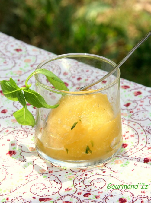 recette sorbet ananas basilic