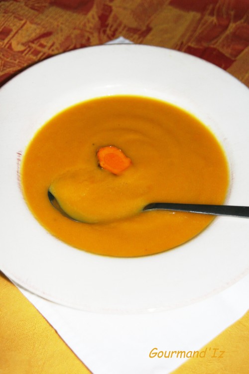 soupe panais, soupe carottes, curcuma
