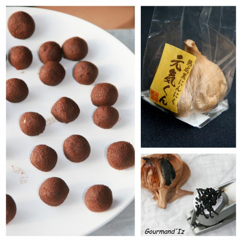 recettes de truffes au chocolat, truffes au chocolat, enrobage, tablage du chocolat au bain marie, ail noir et chocolat