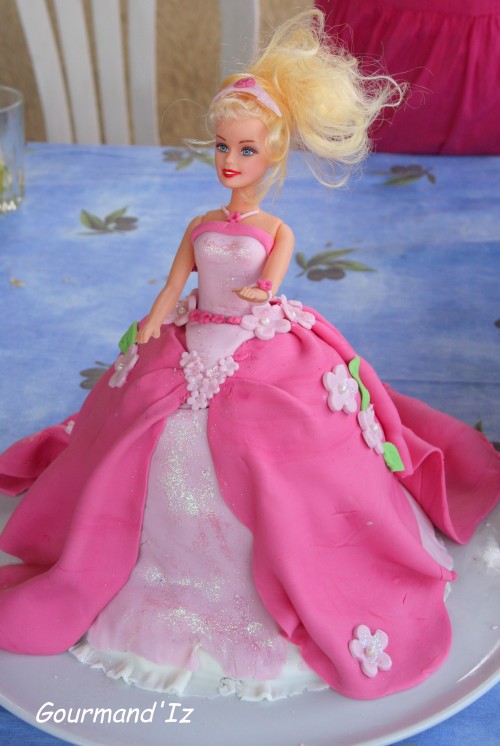 gâteau princesse, gâteau barbie, barbie cake