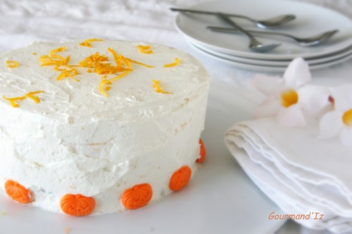 Pumpkin layer cake, gâteau à la citrouille, gâteau à la courge