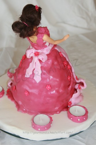 gâteau princesse,pâte à sucre,cake design